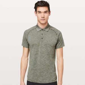 Lululemon Metal Vent Tech Polo - Ocean Mist / Grey Sage MED